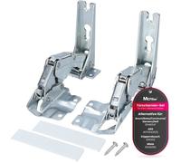 2 charnière de réfrigérateur compatible avec Bosch Siemens Miele AEG Neff 00481147 481147 Neff AEG 407131425/8 Miele 5546050