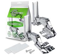 2 Charniere Poignée Porte per Frigo 00481147 481147 pour Bosch pour Siemens