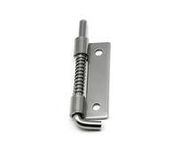 2 charnières invisibles à ressort en acier inoxydable 304 for armoires de distribution et équipements mécaniques(Steel-left)