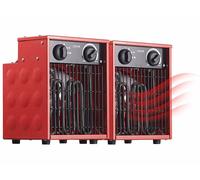 2 chauffages soufflants de chantier LV-320.pro - 2000 W [AGT]