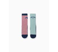 2 Chaussettes En Éponge Antidérapantes Avec Motif Voiture Multicolore 35/37