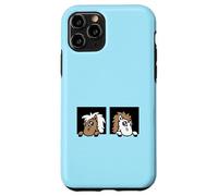 2 Chevaux Look Out Stable Farm Door Riding Friends Girls Team Coque pour iPhone 11 Pro