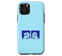 2 Chevaux Look Out Stable Farm Door Riding Friends Girls Team Coque pour iPhone 11 Pro