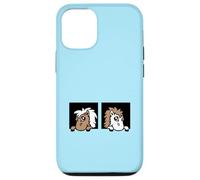 2 Chevaux Look Out Stable Farm Door Riding Friends Girls Team Coque pour iPhone 12/12 Pro