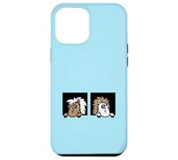 2 Chevaux Look Out Stable Farm Door Riding Friends Girls Team Coque pour iPhone 12 Pro Max