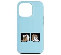 2 Chevaux Look Out Stable Farm Door Riding Friends Girls Team Coque pour iPhone 13 Pro