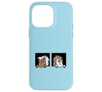 2 Chevaux Look Out Stable Farm Door Riding Friends Girls Team Coque pour iPhone 14 Pro Max