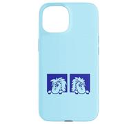 2 Chevaux Look Out Stable Farm Door Riding Friends Girls Team Coque pour iPhone 15