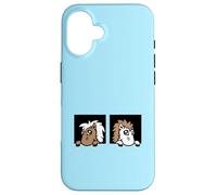 2 Chevaux Look Out Stable Farm Door Riding Friends Girls Team Coque pour iPhone 16