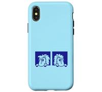 2 Chevaux Look Out Stable Farm Door Riding Friends Girls Team Coque pour iPhone X/XS