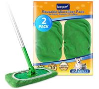2 Chiffons en s pour Swiffer Lingettes Humides, Ultra Absorbants Recharge Compatibles avec Swiffer Balai, Nettoyage Sec et Humide