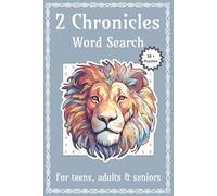 2 Chronicles Word Search Puzzle Book: Word Searches with Easy to Read Print About 2 Chronicles and More | 6x9 inches | 110 Pages | 50 + Puzzles...Gift for Vacations, Holidays, and Relaxing
