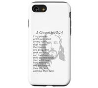 2 Chroniques 7:14 KJV Christ Jésus Dieu Guérira Leur Terre Coque pour iPhone SE (2020) / 7/8
