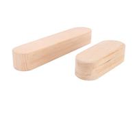 2 clapeurs en bois pour tailleurs, clapeur de couture à double face rainuré de 7 po et 12 po pour le pressage des coutures, le quilting et l’ourlet, outil en bois massif avec