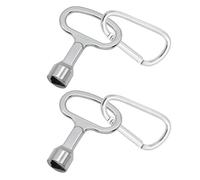 2 clés triangulaires multifonctionnelles, 2 mousquetons en forme de D, clé de valve de distribution, clé de placard électrique, boucle de suspension pour l'extérieur, boucle de suspension rapide