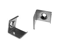 2 clips de montage pour profilé en aluminium Weser - Supports de montage, pinces