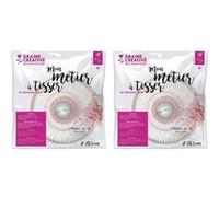2 coffrets métier à tisser rond Ø 28,5 cm