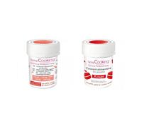 2 colorants alimentaires en poudre - corail-rouge Scrapcooking