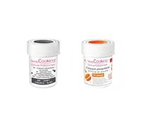 2 colorants alimentaires en poudre - noir-orange Scrapcooking