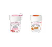 2 colorants alimentaires en poudre - orange-rose poudré Scrapcooking