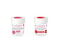 2 colorants alimentaires en poudre - rouge-rose Scrapcooking