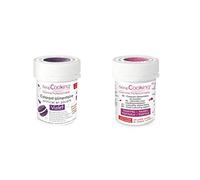 2 colorants alimentaires en poudre - violet-pourpre