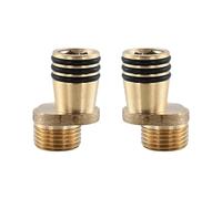 2 compartiments, pinces de bras de douche solides, fermées contre les fuites, extensions d'étagère de salle de bain, double support de bras de douche, alliage de bronze