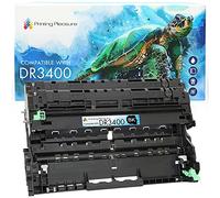 2 Compatibles Brother DR3400 Kit Tambour pour Brother DCP-L5500DN L6600DW HL-L5000D L5200DW L5200DWT L6300DW L6300DWT L6400DW L6400DWT MFC-L5700DN L5750DW L6800DW L6900DW - Noir, Grande Capacité