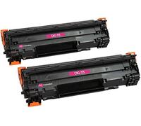 2 Compatibles CRG 725 Toner Laser pour Canon I-Sensys LBP-6000, LBP-6000B, LBP-6018, LBP-6020, LBP-6020B, MF-3010 | 1600 Pages