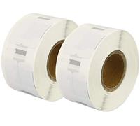 2 Compatibles Rouleaux Papier 11353 S0722530 12mm x 24mm Étiquettes pour Dymo LabelWriter 4XL 450 400 330 320 310 Twin Turbo Duo Seiko SLP 450400 200 120 100 Pro (1000 Étiquettes par Rouleau)