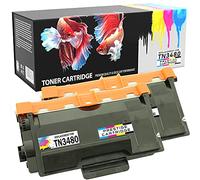 2 Compatibles TN3480 Cartouches de Toner pour Brother DCP-L5500DN L6600DW HL-L5000D L5100DN L5100DNT L5200DW L6250DN L6300DW L6300DWT L6400DW L6400DWT MFC-L5700DN L5750DW L6800DW L6800DWT L6900DW
