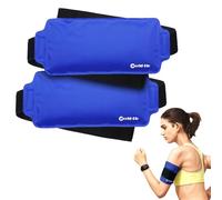 2 compresses de glace en gel pour blessures sportives, compresses froides pour genoux, compresses de glace flexibles réutilisables pour soulager les douleurs aux genoux, aux chevilles et aux poignets
