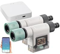 2 compteurs d'eau connectés WZ-300.app avec passerelle wifi [Royal Gardineer]