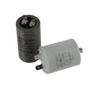 2 condensateurs CD60 100 uF 250 VAC - CBB60 16 uF 450 VAC 50/60Hz pour ponceuse stationnaire à bande - pour ref OXEO 760176