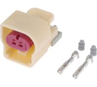 2 Connecteur De Borne Électrique À 2 Broches Pour Buick / Connecteurs De fil- Mâle Et Femelle Intérieurs / Série Étanche De 1,5 Mm / 1 Ensemble Beige, Jaune.