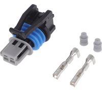 2 Connecteur De Borne Électrique À 2 Broches Pour Buick / Connecteurs De fil- Mâle Et Femelle Internes / Série Étanche De 1,5 Mm / 1 Ensemble Noir, Bleu, Gris.