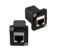 2 Connecteurs de Panneau Modulaire Ethernet GigE RJ45 Cat 6A EtherCON pour Switchcraft EH Series Neutrik NE8FDX-P6