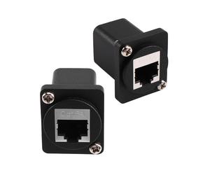 2 Connecteurs de Panneau Modulaire Ethernet GigE RJ45 Cat 6A EtherCON pour Switchcraft EH Series Neutrik NE8FDX-P6
