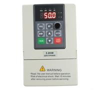 2 Convertisseurs AC 2KW Variable Fréquence Drive 1Phase 220V à 3Phase 380V Sortie pour Installations Murales