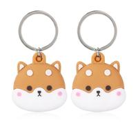 2 coques AirTag silicone souple anti-choc anti-rayures clés sacs valises