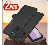 2 coques de téléphone noires, convenant aux OPPO Reno13 5G/OPPO Reno8 Lite/OPPO Reno7 Lite et autres appareils. Convient également aux Nothing Phone (3a), Nothing Phone (1) et autres téléphones portab