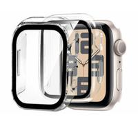 2 coques protection d’écran en verre trempé pour Apple Watch Series SE 40 mm XCase
