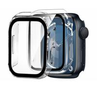 2 coques protections d’écran en verre trempé pour Apple Watch Series 7/8 45 mm XCase