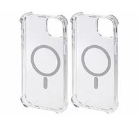2 coques transparentes compatibles MagSafe pour iPhone 15 Plus - XCase