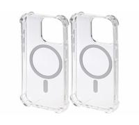 2 coques transparentes compatibles MagSafe pour iPhone 15 Pro XCase