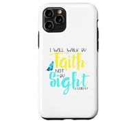 2 Cor. 5:7 - Je marcherai par la Foi et Non par la Vue, Papillon Coque pour iPhone 11 Pro