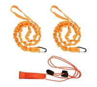 2 Cordes De Pagaie, 1 Sifflet, Corde De Sécurité Élastique, Sangle De Poignée Anti-Perte, Laisse De Pagaie, Corde avec Mousqueton, Accessoires De Pagaie.