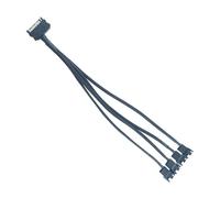 2 Cordon adaptateur de ventilateur à courant Stable à 4 broches | Conception de répartiteur à 4 voies pour des constructions sans effort Répartiteur de ventilateur de refroidissement d ' ordinateur