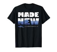 2 Corinthians 5:17 Christian Made New Babtized Tee Baptême T-Shirt