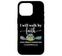 2 Corinthians 5 17 We Walk by Faith Not by Sight Bible Verse Coque pour iPhone 16 Pro
